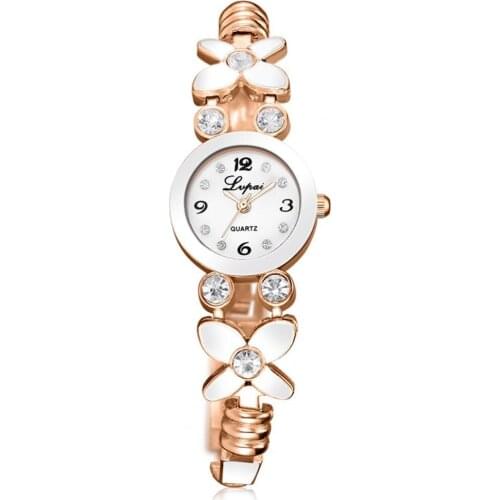 40%HOT Wrist Watch Elegant Brilliant Decorative Rhinestone Digital Wristband for Daily Usage