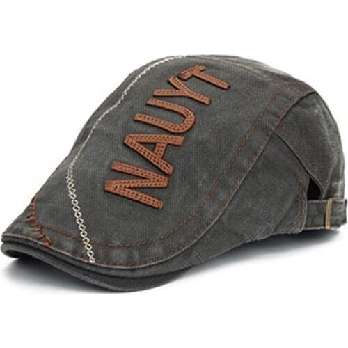 Hot Solid Berets Berets Mens Leisure Visors Fashion Unisex Autumn Skull Flat Buckle Vintage Beret Caps