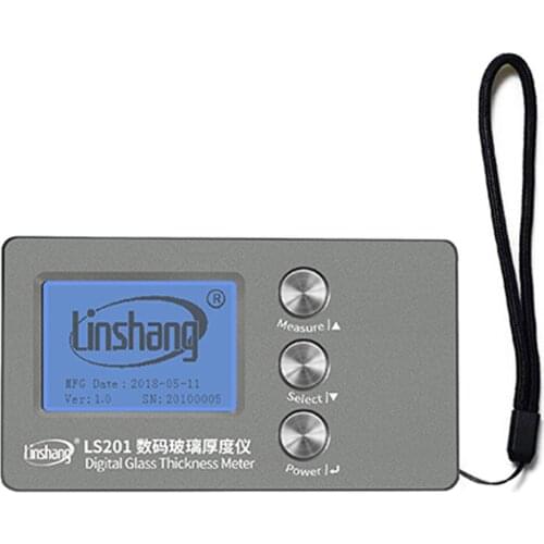 LS201 It can test thickness of triple glazing, double glazing, laminated glass and other kinds of glass Accuracy: ± 0.1mm