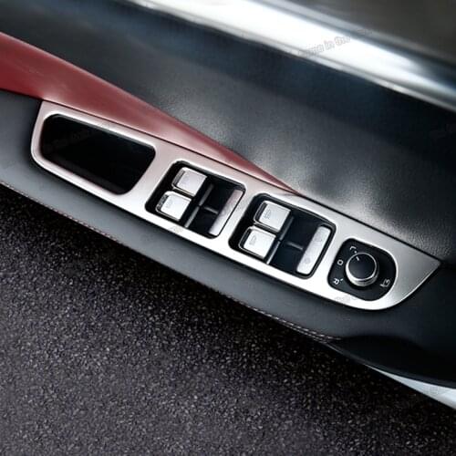 Lsrtw2017 Car Window Lifter Switch Control Panel Cover Trims for Geely Coolray SX11 2018 2019 2020 2021 Accessories Auto