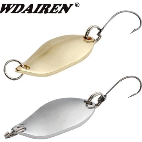 1Pc Metal Spoon Bait Rotating Wobblers Artificial Bait Catfish Carp Fishing Lure Silver Gold Bass Baits Pesca Pike Fishing Tackl