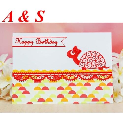 N593 METAL CUTTING DIES Torroise Scrapbook card paper craft party decoration embossing stencil cutter