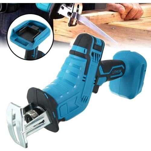 Portable Cordless Reciprocating Saw Without Battery Electric Saber Saw Metal Wood Cutter Machine Tool Electric Power Tool