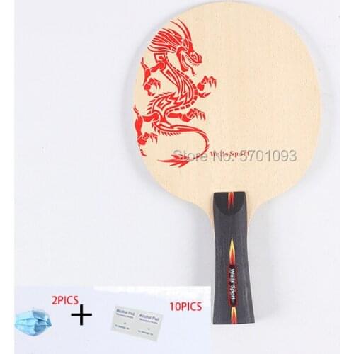 Ping pong Good Quality Pure Wood Professional Table Tennis Blade Ping Pong Racket Ayous Surface