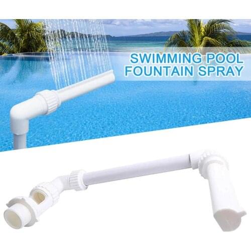 Garden Swimming Pool Waterfall Fountain Water Feature Cascade Pool Hose Pipe Nontoxic Durable Sturdy Waterfall Fountain Tube