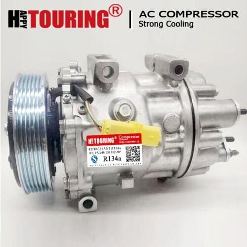 SD7V16 AC Compressor For Citroen C8 Fiat Peugeot 807 LANCIA 9659749480 9686062080 9672867380 9672867780 9686061980 9655229080