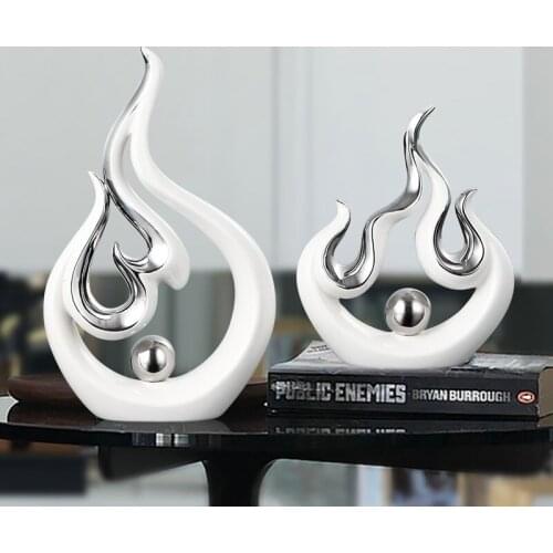 MODERN EUROPEAN CREATIVE CERAMIC FIGURINE COMPANY STORE OPENING GIFTS LIVINGROOM HOME FURNISHING DECORATION CRAFTS WEDDING GIFTS