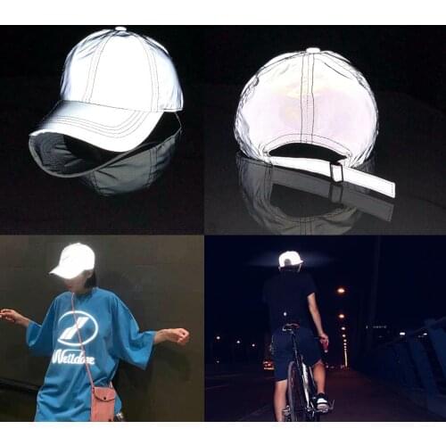 Outdoor Cap Reflective Baseball Hat Night Running And Riding Safety