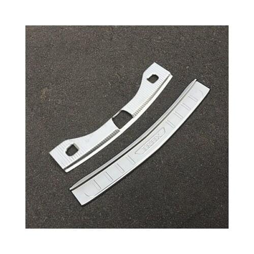 High-quality stainless steel trunk threshold shield anti-scratch protection car styling For Chevrolet TRAX 2014-2018