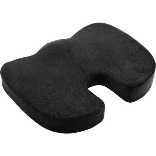 Youe Shone Premium Comfort Seat Cushion - Non-Slip Orthopedic 100% Memory Foam Coccyx Cushion for Office Chair Car Seat