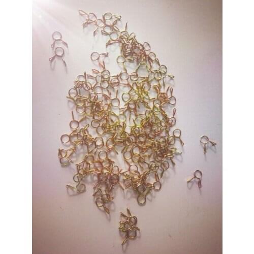 30pcs Motorcycle Fuel Line Petrol Pipe Fuel Hose Clips Clamps 8mm Spring