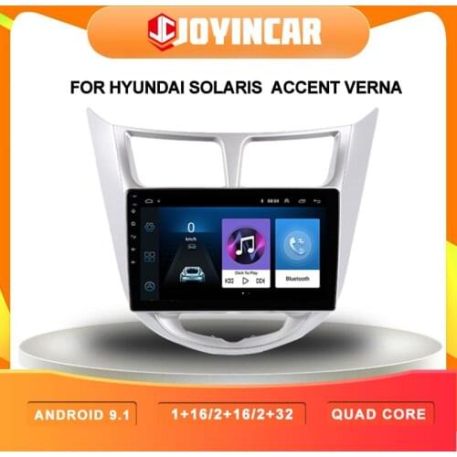 2 Din Android 10.1 Car Radio Multimedia Video Player for Hyundai Solaris Accent Verna 2010-2016 Car Autoradio GPS Navigation