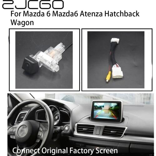 ZJCGO Car Rear View Reverse Back Up Parking Camera for Mazda 6 Mazda6 Atenza Hatchback Wagon