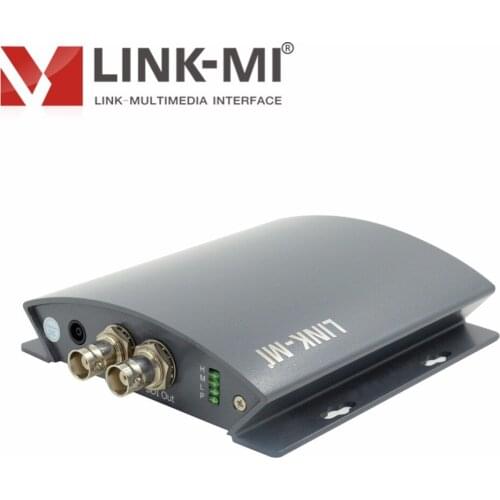 LINK-MI PHS01 HDMI to BNC HD SDI Converter to 1080p With Analog Stereo Audio Control DIP Switch HDMI input signal adaptively