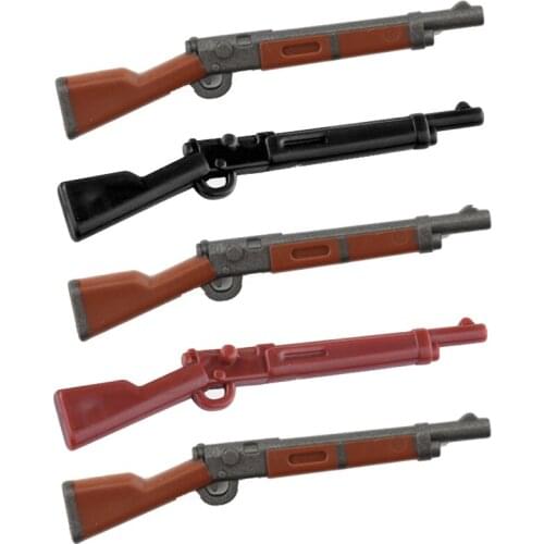 10 Pcs/Lot Weapon Military Building Blocks Gun Model M1886 Rifle Army Soldier Figures Moc Christmas Gift Toy B101