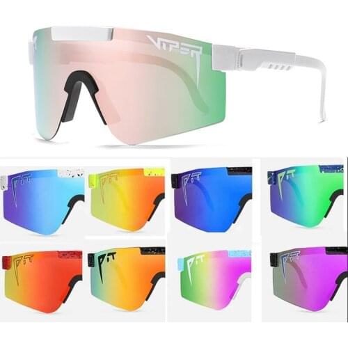 TR90 Unbreakable Frame Polarized Material Sunglasses Fashion Shades Pit Viper Men Cool Big Goggle DurableWith Free Box