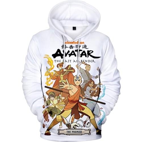 New Harajuku Avatar The Last Airbender 3D Hoodies Men/women Sweatshirt Hoodie Autumn Harajuku New Anime Kids Hooded Casual Coats