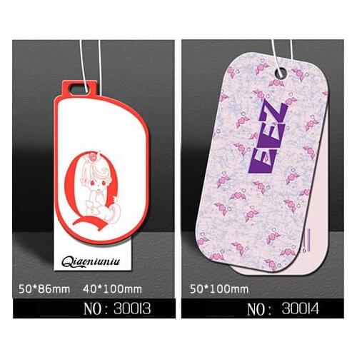 Supper High-Grade tag Hot sell hang tags girl /kid/women clothing tag custom printed fashion hangtag/clothing hang tag JYSJ3107