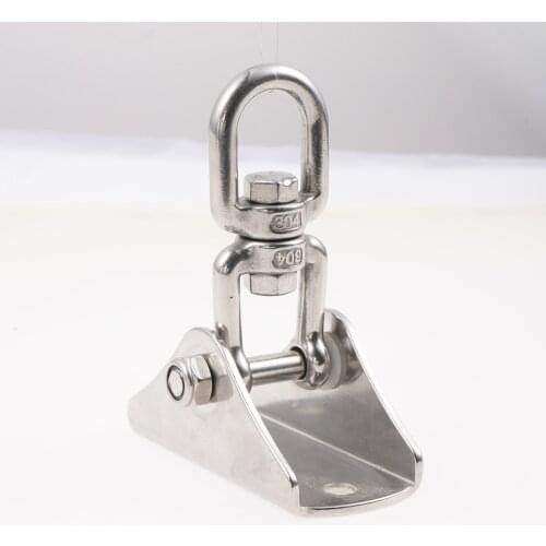 Outdoor Hammock Hanger 304 Stainless Steel Swing Hooks Swinging Chair Punching Bag Hanging Buckle Durable Furniture Swivel Hooks