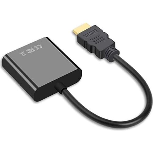 1080P HDMI-compatible to VGA Adapter Digital to Analog Converter Cable For Xbox PS4 PC Laptop TV Box to Projector Displayer HDTV