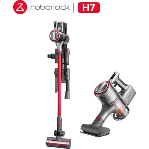 2021 Roborock H7 Handheld Wireless Vacuum Cleaner All In One Dust Collector Floor Carpet Aspirator OLED Display Support Dust Bag