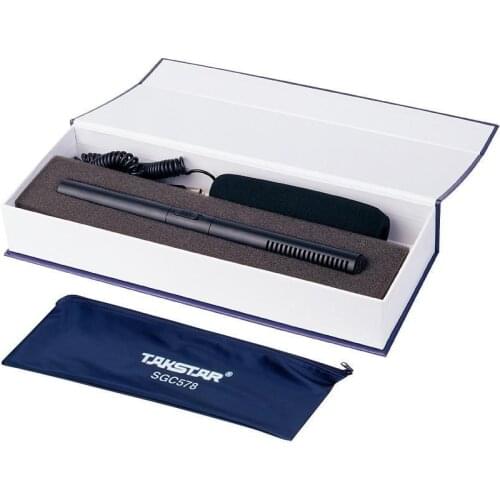 Takstar SGC-578 Shotgun Microphone for interview conference DV SLR camera microphone High sensitivity and clear vocal pick up