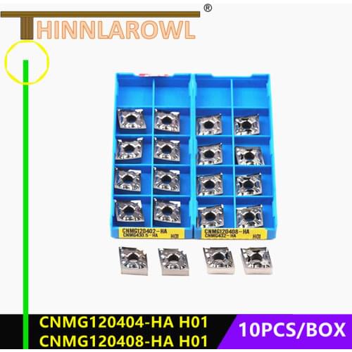 CNMG120402 CNMG120404 CNMG120408 HA H01 Aluminum Insert Carbide External turning tool CNC Lathe Turning Inserts Metal lathe tool