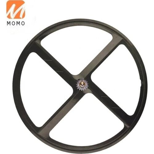 700C Bike Wheel Magnesium Alloy Road Bicycle 4 Spokes Fixie Front Rear Wheelsets Fixed Gear Cycle Wheels Rims Cycling Accessory