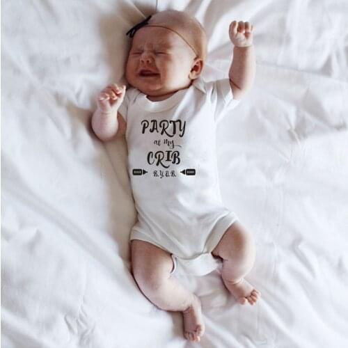 0-18M Baby Short Sleeve Cotton Baby Bodysuit Cute Baby Boy Clothes Jumpsuit Infant Outfit Baby Body Suit