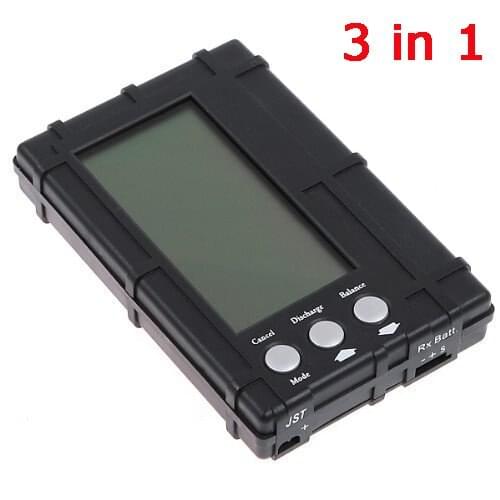 YiTao(TM) RC 3 in 1 LCD 2s-6s Li-Po Li-Fe Battery Voltage Meter Balancer Discharger