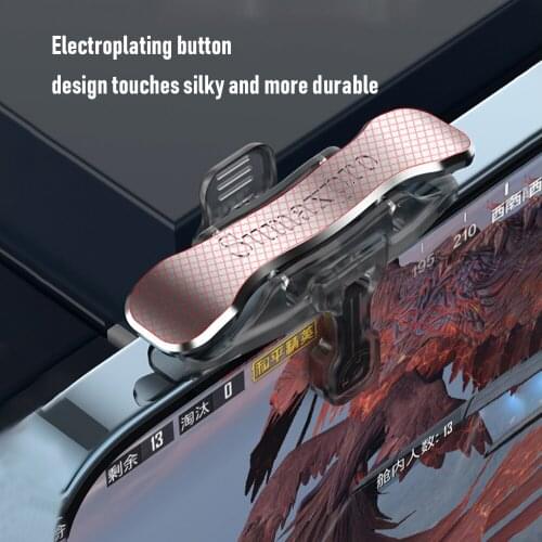 1 Pair PUBG Mobile Phone Game Trigger Controller Joystick for 4-13mm Thickness Gamepad Aim Button Shooter