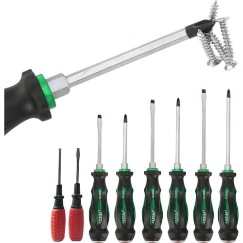 1pcs High quality Magnetic Screwdriver repair tool Screwdriver Slotted/Phillips CRV screwdriver