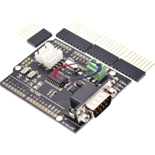 1Pcs MCP2515 Can Bus Shield Board Module SUB-D Connector Standard UART IIC SPI LED Indicator Controller CAN 4.8-5.2V for Arduino