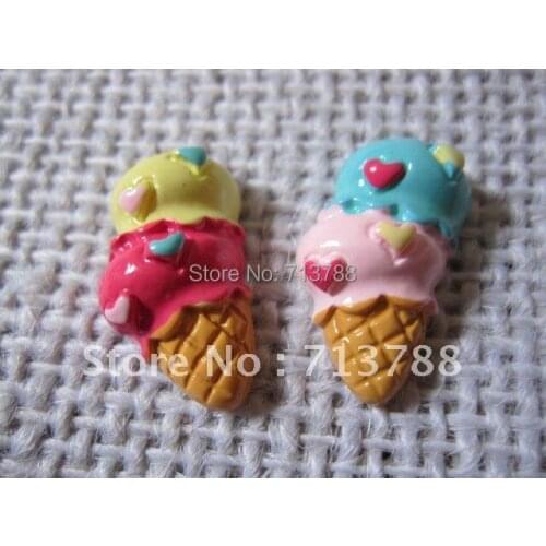 20pcs/lot flat back resin resin cake ,DIY resin craft accessories fashion resin cabochons