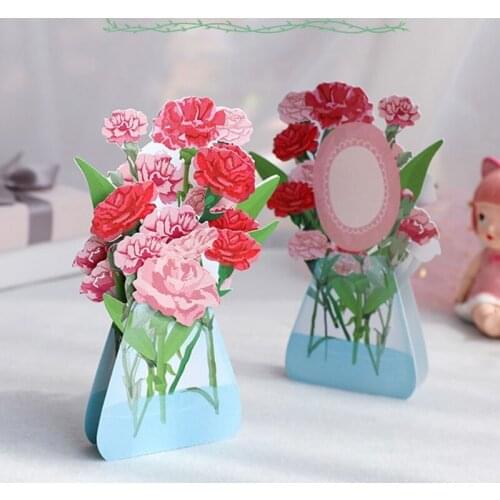 3D Greeting Cards Pop-up Card with Envelope for Christmas Valentine Birthday Anniversary Wedding Mothers Day Gift Postcard