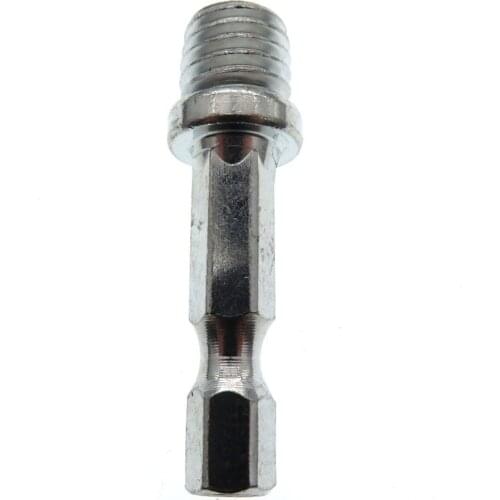 2pcs 1/4inch Hexagon Connecting Rod Adapter Electric Drill Chuck For M10 Polishing Disc Connecting Rod Power Tool Accessories