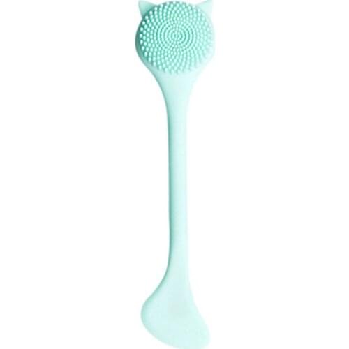 Double-Ended Silicone Face Mask Brush Cosmetic Beauty Tool For Lotion Moisturizer Gel Mask Brush