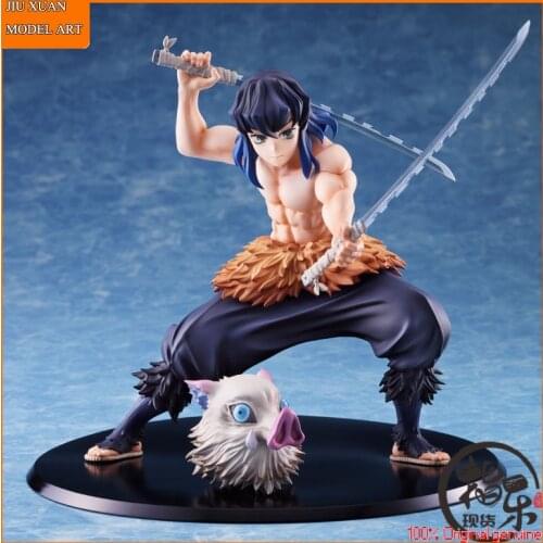 100% Original:Anime Demon Slayer Hashibira Inosuke 1/8 PVC Action Figure Anime Figure Model Toys Figure Collection Doll Gift