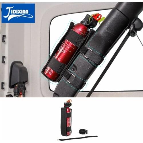 MOPAI Universal for Car Fire Extinguisher Bandage Organize Strap Accessories for Suzuki Jimny 2010-2021