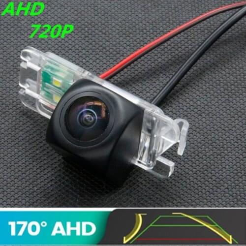 AHD 720P Trajectory Fisheye Car Rear View Camera For Ford Focus 2 Mondeo MK4 2008-2012 C-Max S-Max Reverse Vehicle Camera