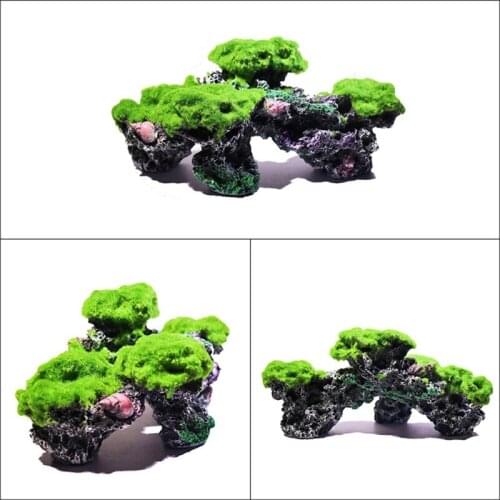 Aquarium Coral Reef Decoration Resin Fish Tank Mountain Rock Landscape Ornament