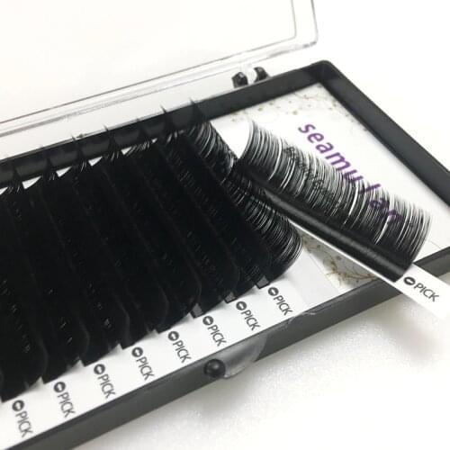 Fast soft 7~15mm MIX individual eyelash extensions false lashes naturally-artificial premium faux mink eyelashes makeup beauty