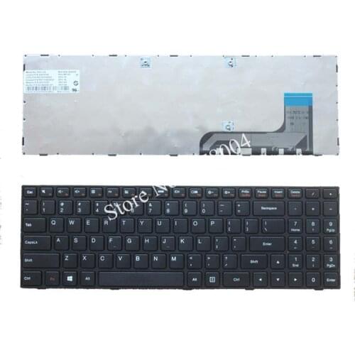 New English Laptop keyboard for Lenovo Ideapad 100-15 100-15IBY 100-15IB B50-10 NSK-BR0SN T6GT-US 25214785 PK130TH2A00