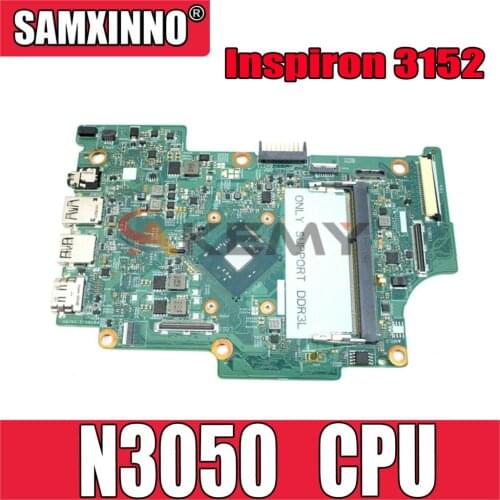 Original Laptop motherboard For DELL Inspiron 3152 3157 Celeron N3050 Mainboard CN-08R7VD 08R7VD 14274-1 SR29H