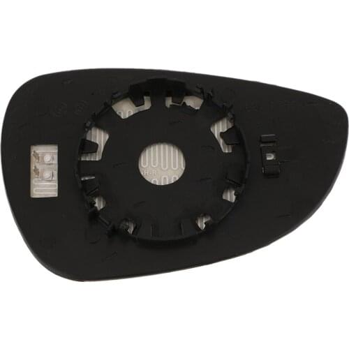 Plate Wing Electric Mirror Glass Clear Silver For FORD FIESTA 08-17