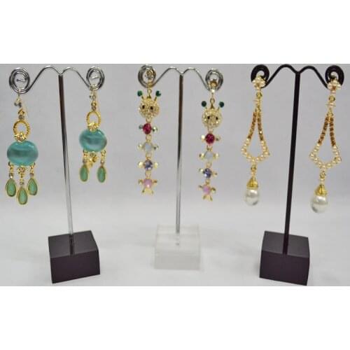 Jewelry Shelf Display Rack Stand Holder Earrings Acrylic Metal Organizer Storage Vintage Exquisite Gifts Boutique Tree Creative