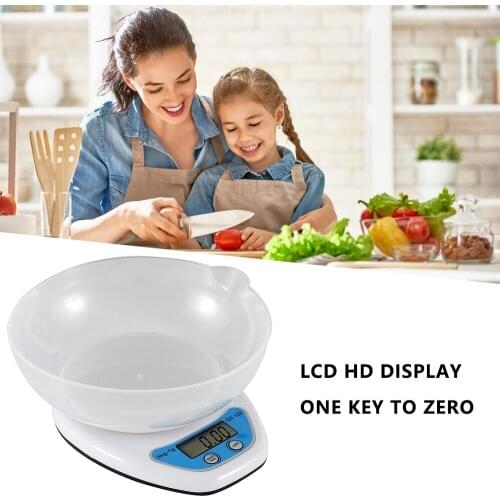 5kg/1g Portable Digital Scale LED Electronic Scales Postal Food Balance Measuring Weight Kitchen LED Electronic Scales