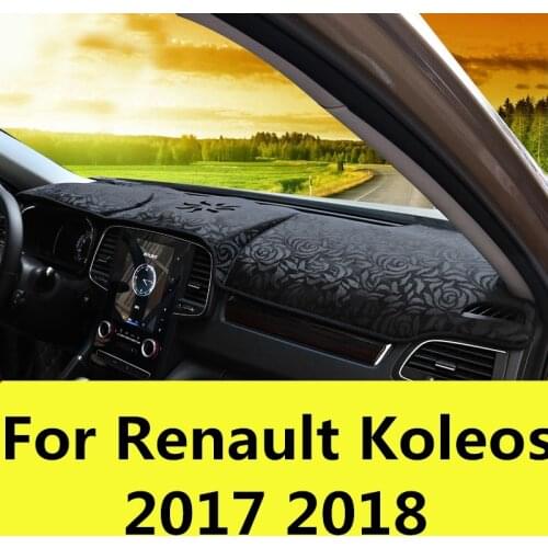 Dashboard Cover Mat Pad Sun Shade Avoid Light Dash Board Carpet Protector Interior decoration For Renault Koleos 2017 2018
