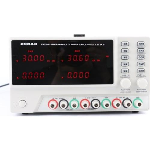KA3305P KA3303P Programmable Precision Variable Adjustable LCD Digital DC Triple Linear Power Supply Lab Switching Power Supply