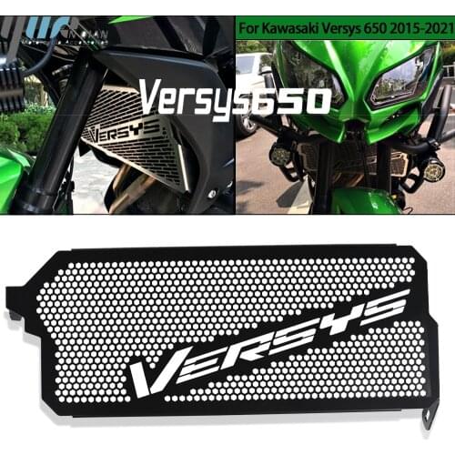 Motorcycle Water Tank Protector For Kawasaki VERSYS 650 2015-2021 Radiator Grille Guard Cover Protector VERSYS650 2020 2019 2018